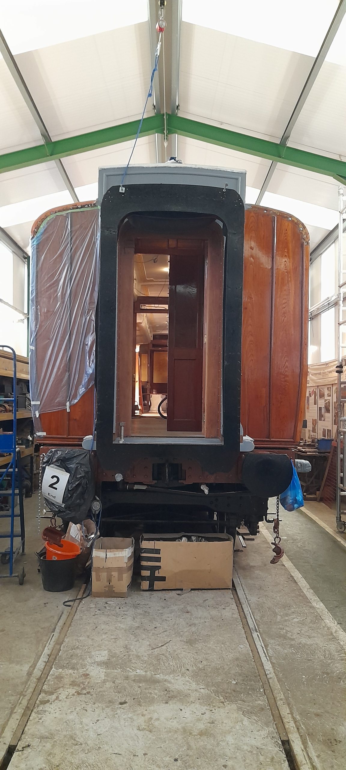 189 New pullman gangway fitted 5-24 Photo Marcus Woodcock